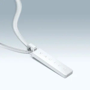 BLACKCHAIN SQUARE PENDANT NECKLACE